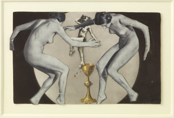 Maria “Nusch” Éluard Nudes dancing around a gold chalice [Nudi che ballano attorno a un calice d’oro], 1937  